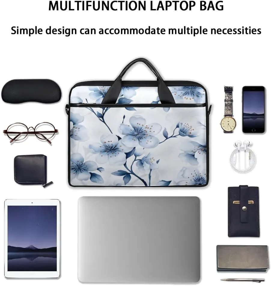 Laptop Shoulder Bag for 13-15 Inch Waterproof Laptop Sleeve Case Bag Slim Computer Carry Case Computer Cases for Laptops