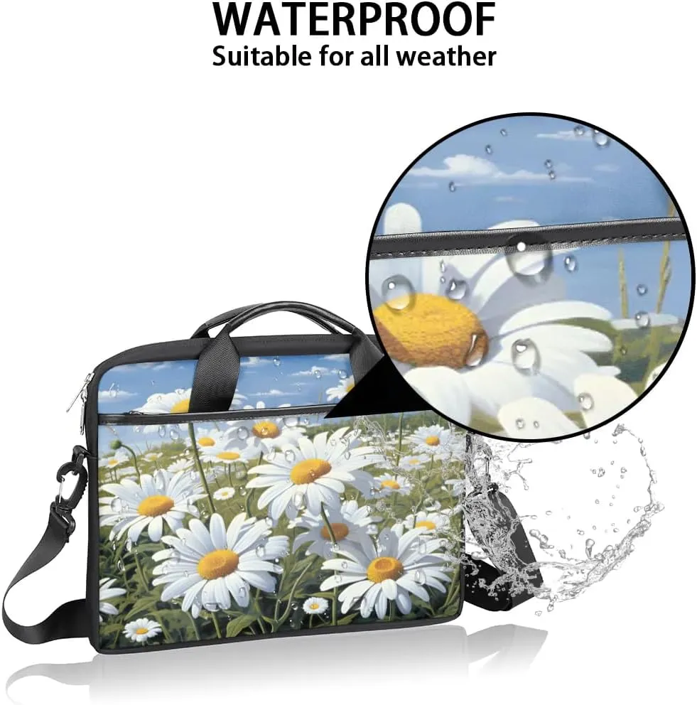 Laptop Shoulder Bag for 13-15 Inch Waterproof Laptop Sleeve Case Bag Slim Computer Carry Case Computer Cases for Laptops