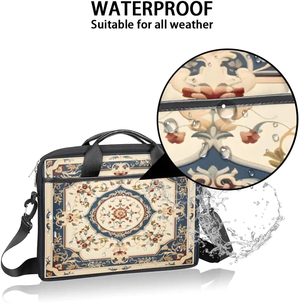 Laptop Shoulder Bag for 13-15 Inch Waterproof Laptop Sleeve Case Bag Slim Computer Carry Case Computer Cases for Laptops