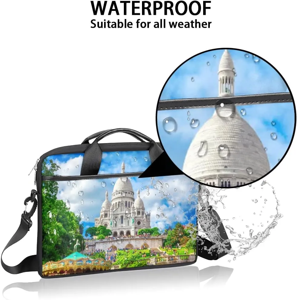 Laptop Shoulder Bag for 13-15 Inch Waterproof Laptop Sleeve Case Bag Slim Computer Carry Case Computer Cases for Laptops