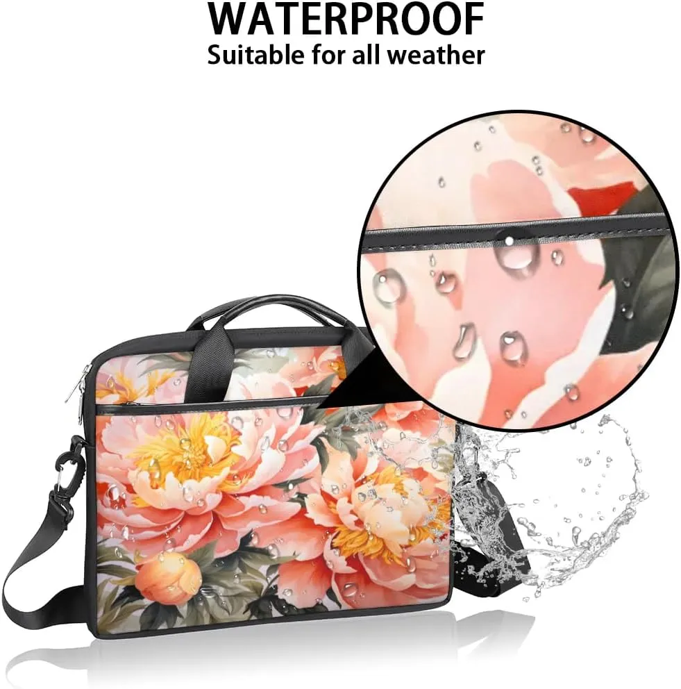 Laptop Shoulder Bag for 13-15 Inch Waterproof Laptop Sleeve Case Bag Slim Computer Carry Case Computer Cases for Laptops