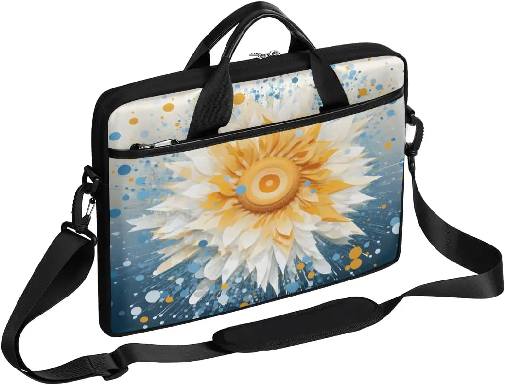 Laptop Shoulder Bag for 13-15 Inch Waterproof Laptop Sleeve Case Bag Slim Computer Carry Case Computer Cases for Laptops