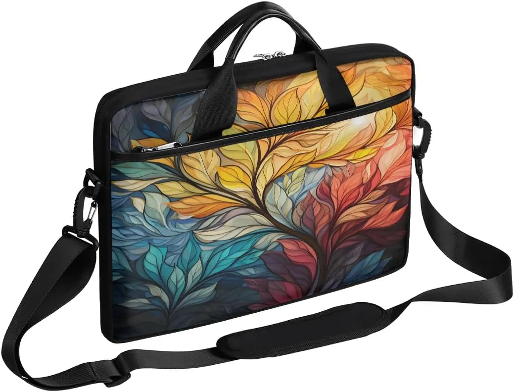 Laptop Shoulder Bag for 13-15 Inch Waterproof Laptop Sleeve Case Bag Slim Computer Carry Case Computer Cases for Laptops