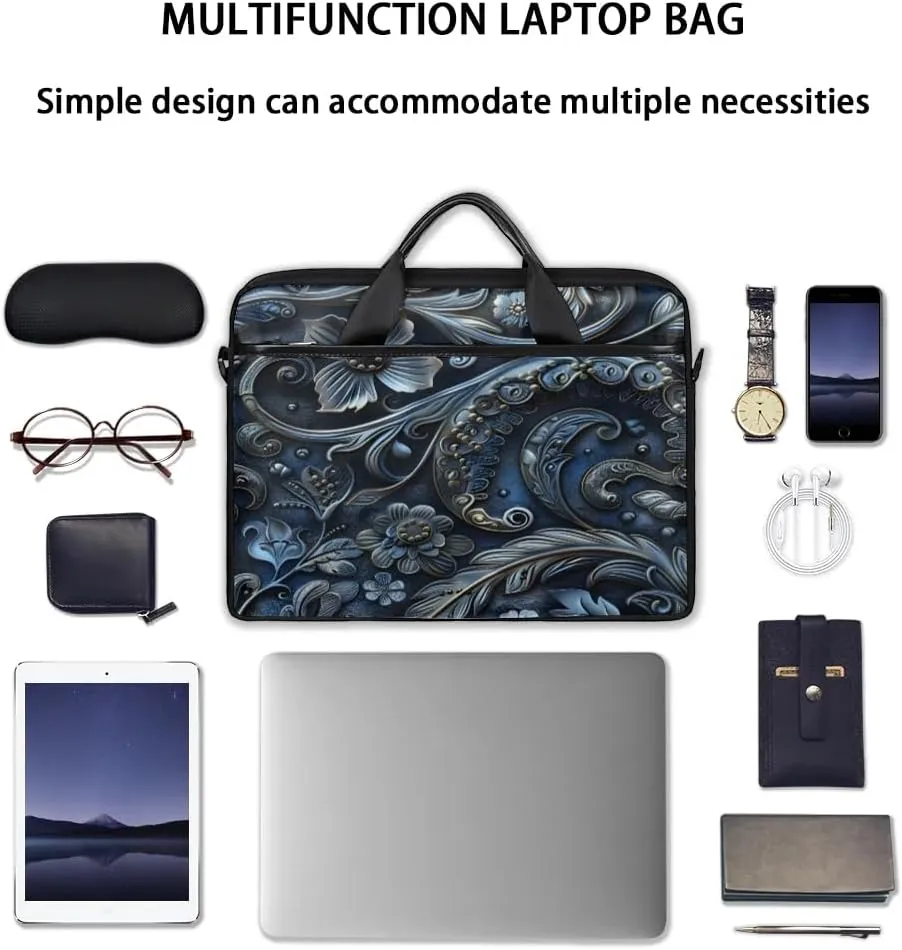 Laptop Shoulder Bag for 13-15 Inch Waterproof Laptop Sleeve Case Bag Slim Computer Carry Case Computer Cases for Laptops