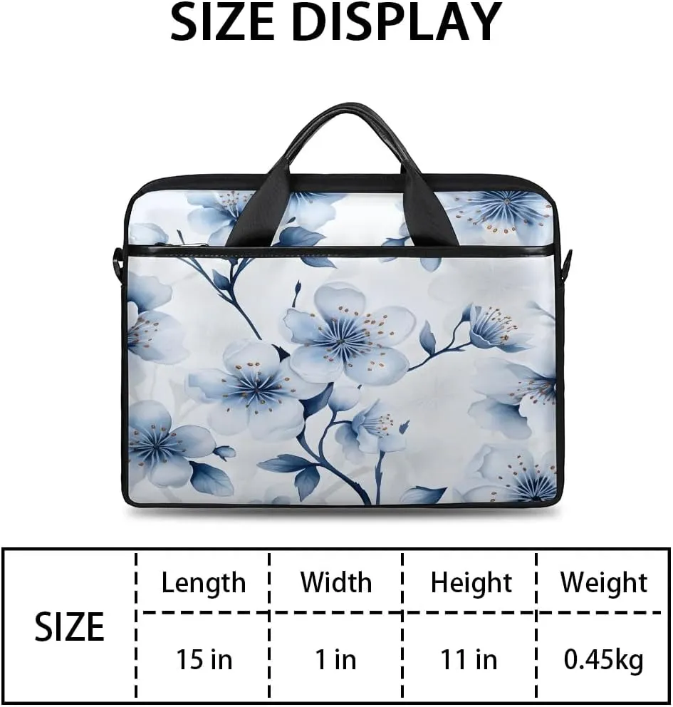 Laptop Shoulder Bag for 13-15 Inch Waterproof Laptop Sleeve Case Bag Slim Computer Carry Case Computer Cases for Laptops