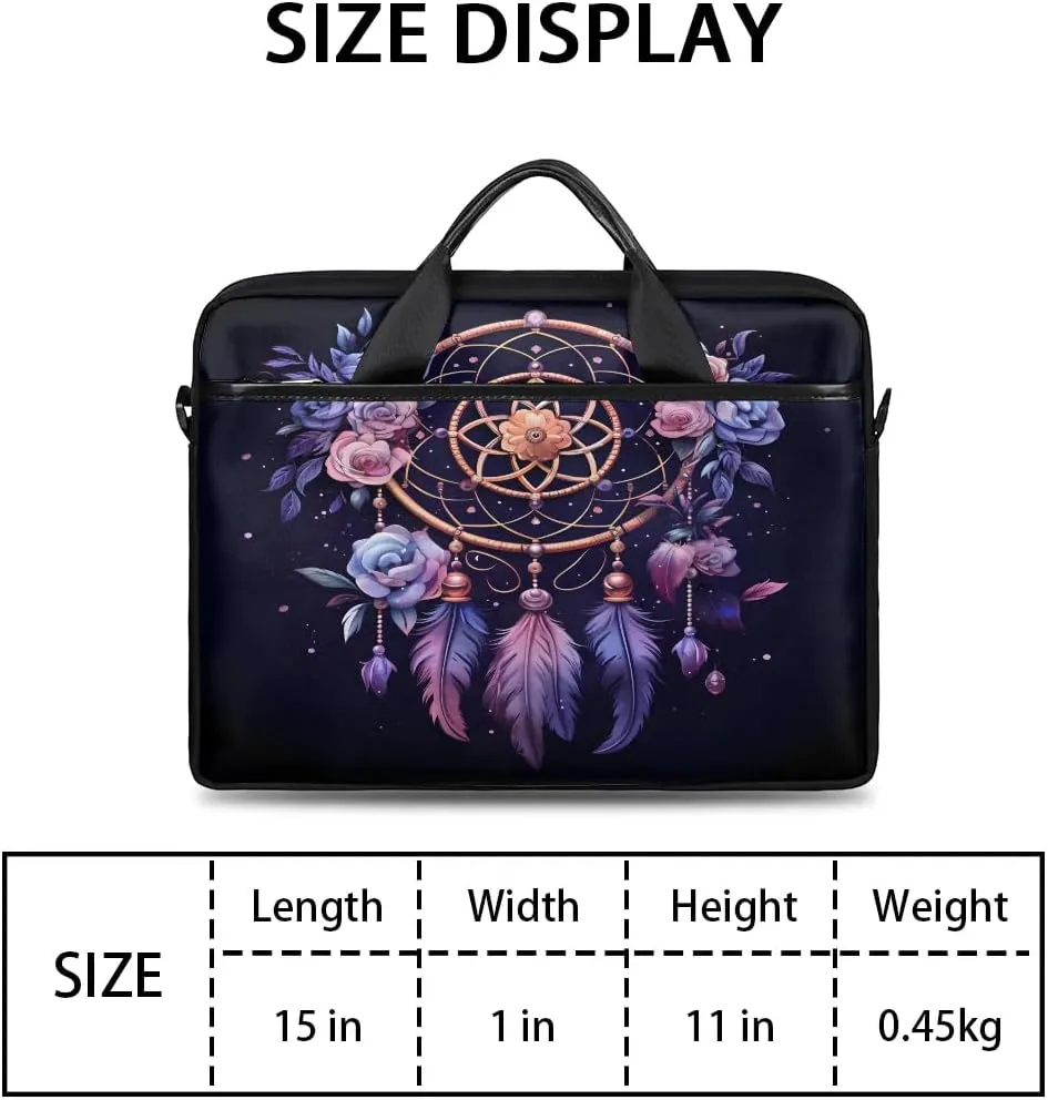 Laptop Shoulder Bag for 13-15 Inch Waterproof Laptop Sleeve Case Bag Slim Computer Carry Case Computer Cases for Laptops