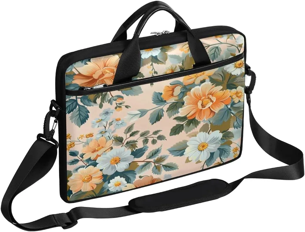 Laptop Shoulder Bag for 13-15 Inch Waterproof Laptop Sleeve Case Bag Slim Computer Carry Case Computer Cases for Laptops