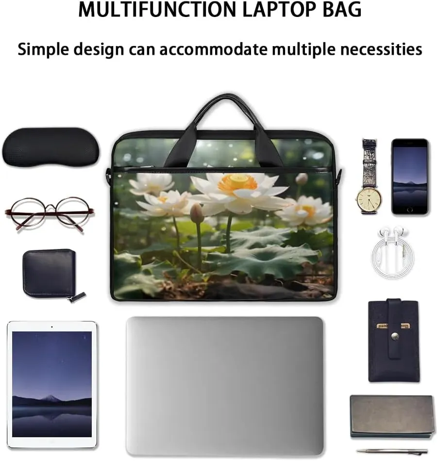 Laptop Shoulder Bag for 13-15 Inch Waterproof Laptop Sleeve Case Bag Slim Computer Carry Case Computer Cases for Laptops