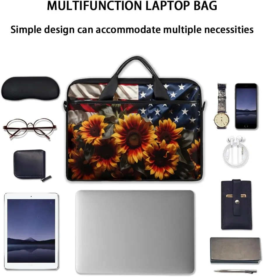 Laptop Shoulder Bag for 13-15 Inch Waterproof Laptop Sleeve Case Bag Slim Computer Carry Case Computer Cases for Laptops