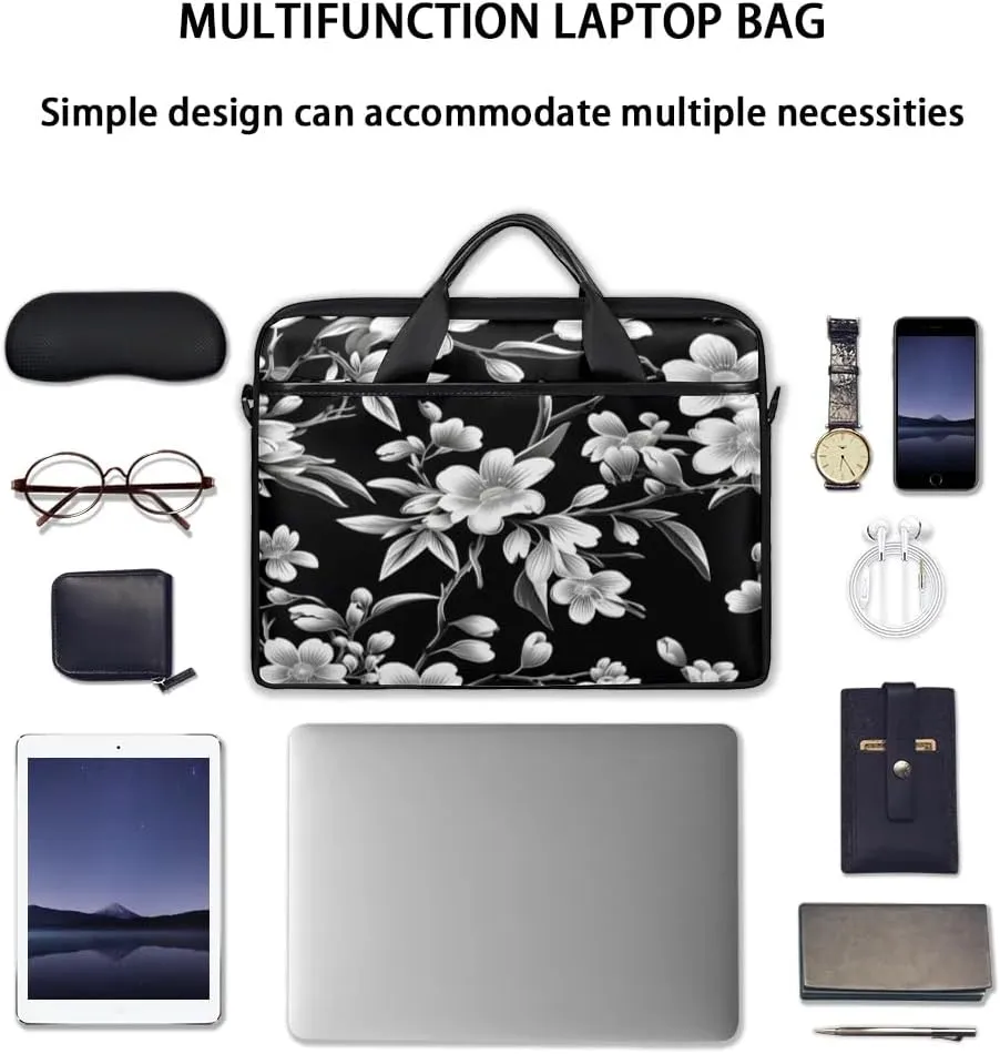 Laptop Shoulder Bag for 13-15 Inch Waterproof Laptop Sleeve Case Bag Slim Computer Carry Case Computer Cases for Laptops
