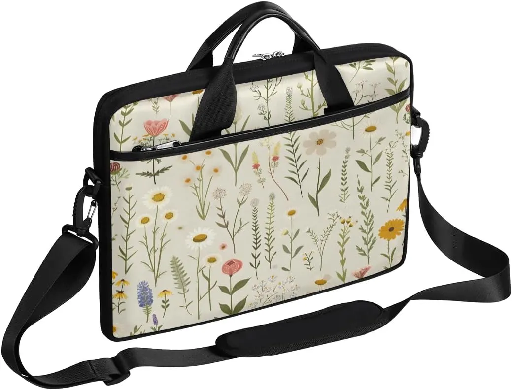 Laptop Shoulder Bag for 13-15 Inch Waterproof Laptop Sleeve Case Bag Slim Computer Carry Case Computer Cases for Laptops