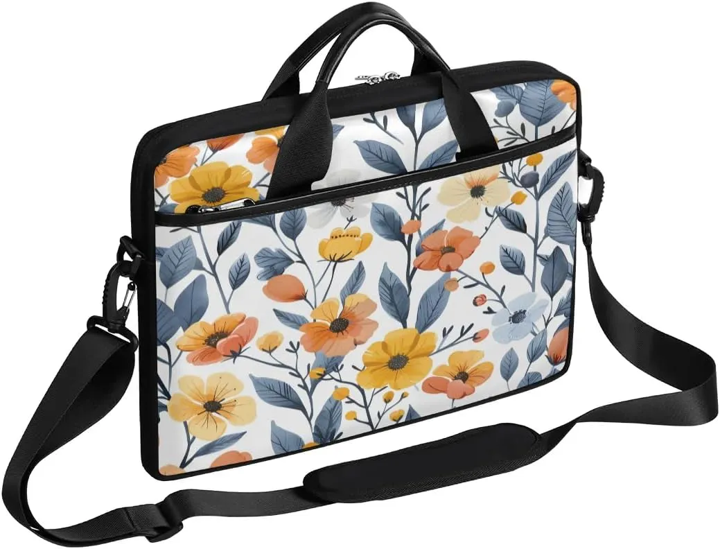 Laptop Shoulder Bag for 13-15 Inch Waterproof Laptop Sleeve Case Bag Slim Computer Carry Case Computer Cases for Laptops