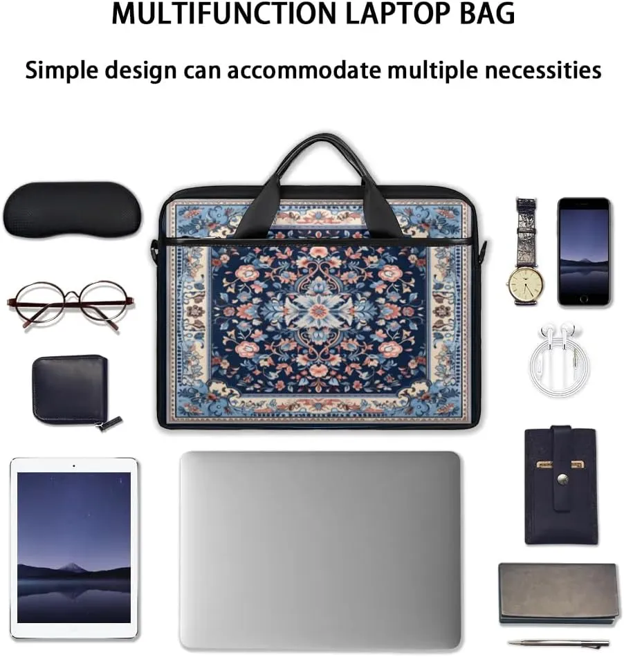 Laptop Shoulder Bag for 13-15 Inch Waterproof Laptop Sleeve Case Bag Slim Computer Carry Case Computer Cases for Laptops