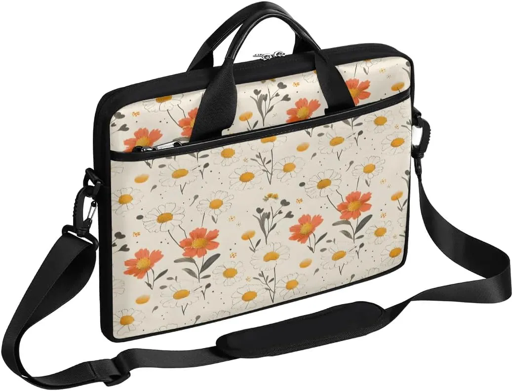 Laptop Shoulder Bag for 13-15 Inch Waterproof Laptop Sleeve Case Bag Slim Computer Carry Case Computer Cases for Laptops