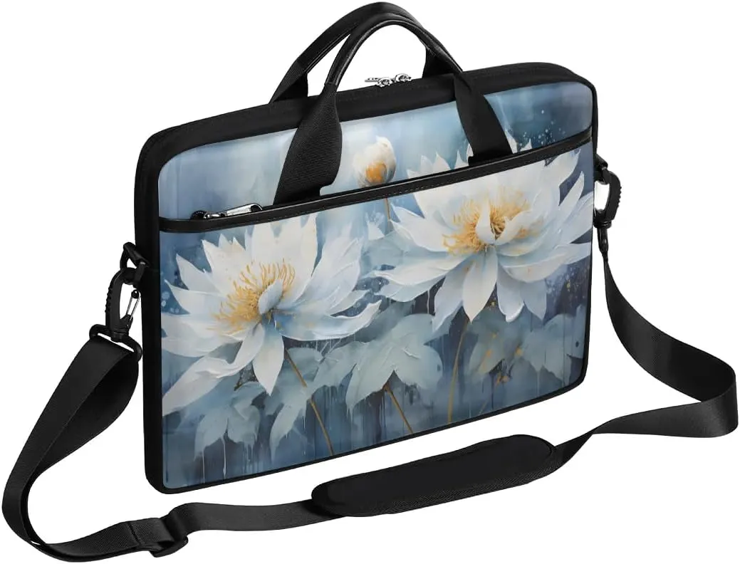 Laptop Shoulder Bag for 13-15 Inch Waterproof Laptop Sleeve Case Bag Slim Computer Carry Case Computer Cases for Laptops