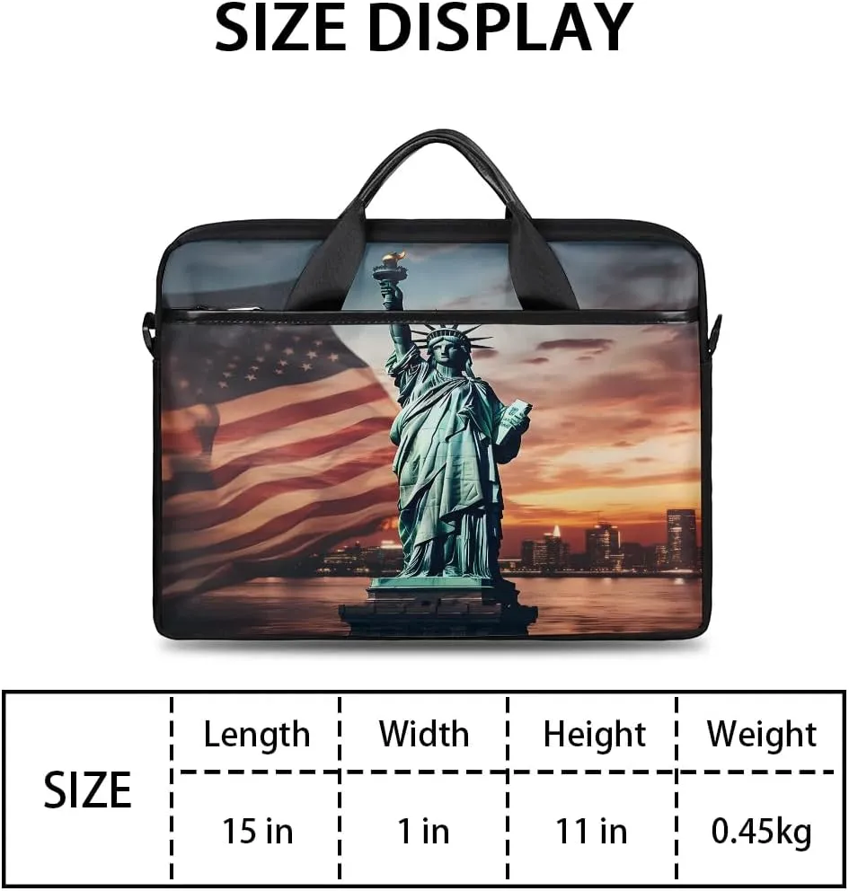 Laptop Shoulder Bag for 13-15 Inch Waterproof Laptop Sleeve Case Bag Slim Computer Carry Case Computer Cases for Laptops