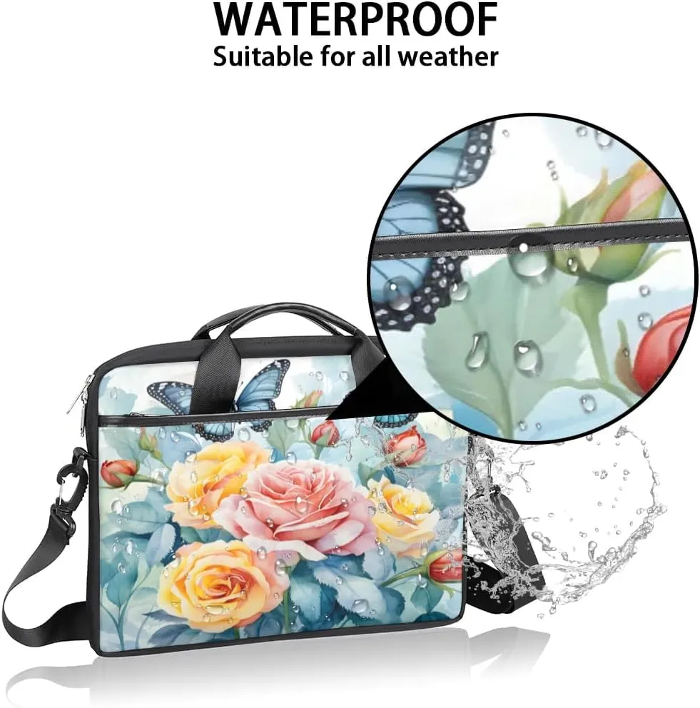 Laptop Shoulder Bag for 13-15 Inch Waterproof Laptop Sleeve Case Bag Slim Computer Carry Case Computer Cases for Laptops