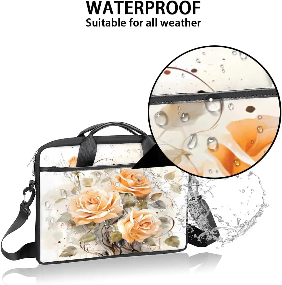 Laptop Shoulder Bag for 13-15 Inch Waterproof Laptop Sleeve Case Bag Slim Computer Carry Case Computer Cases for Laptops