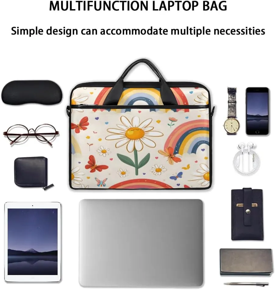 Laptop Shoulder Bag for 13-15 Inch Waterproof Laptop Sleeve Case Bag Slim Computer Carry Case Computer Cases for Laptops
