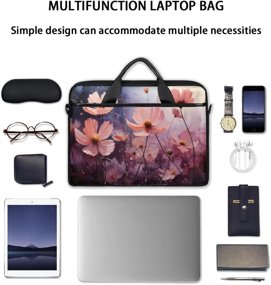 Laptop Shoulder Bag for 13-15 Inch Waterproof Laptop Sleeve Case Bag Slim Computer Carry Case Computer Cases for Laptops