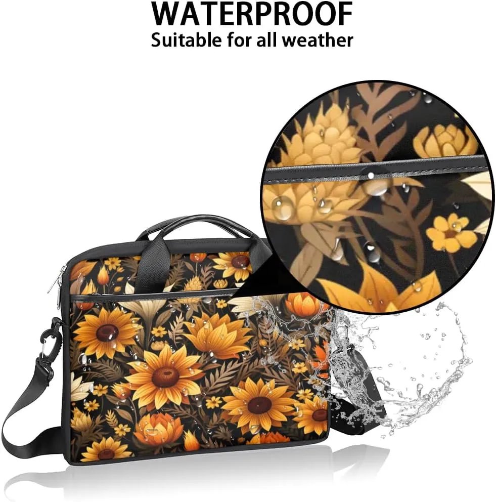 Laptop Shoulder Bag for 13-15 Inch Waterproof Laptop Sleeve Case Bag Slim Computer Carry Case Computer Cases for Laptops