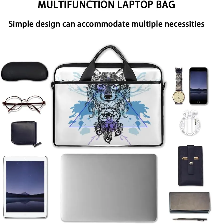Laptop Shoulder Bag for 13-15 Inch Waterproof Laptop Sleeve Case Bag Slim Computer Carry Case Computer Cases for Laptops