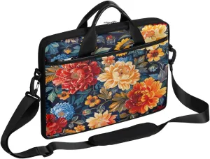 Laptop Shoulder Bag for 13-15 Inch Waterproof Laptop Sleeve Case Bag Slim Computer Carry Case Computer Cases for Laptops