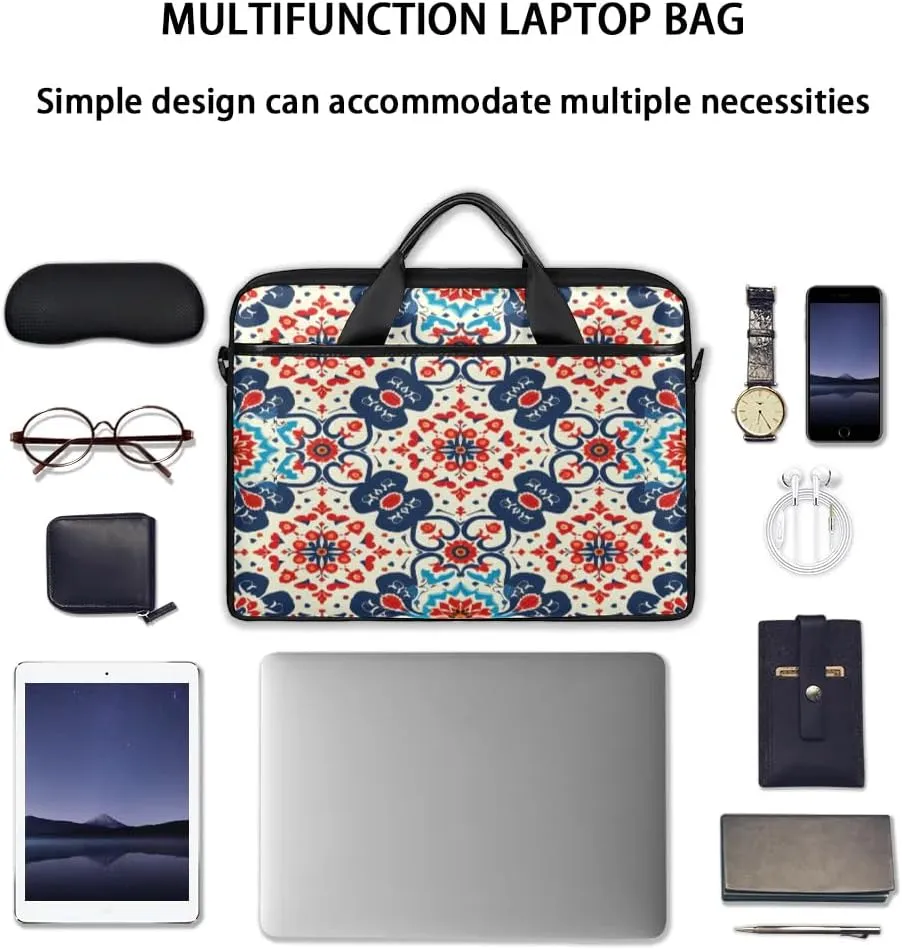 Laptop Shoulder Bag for 13-15 Inch Waterproof Laptop Sleeve Case Bag Slim Computer Carry Case Computer Cases for Laptops