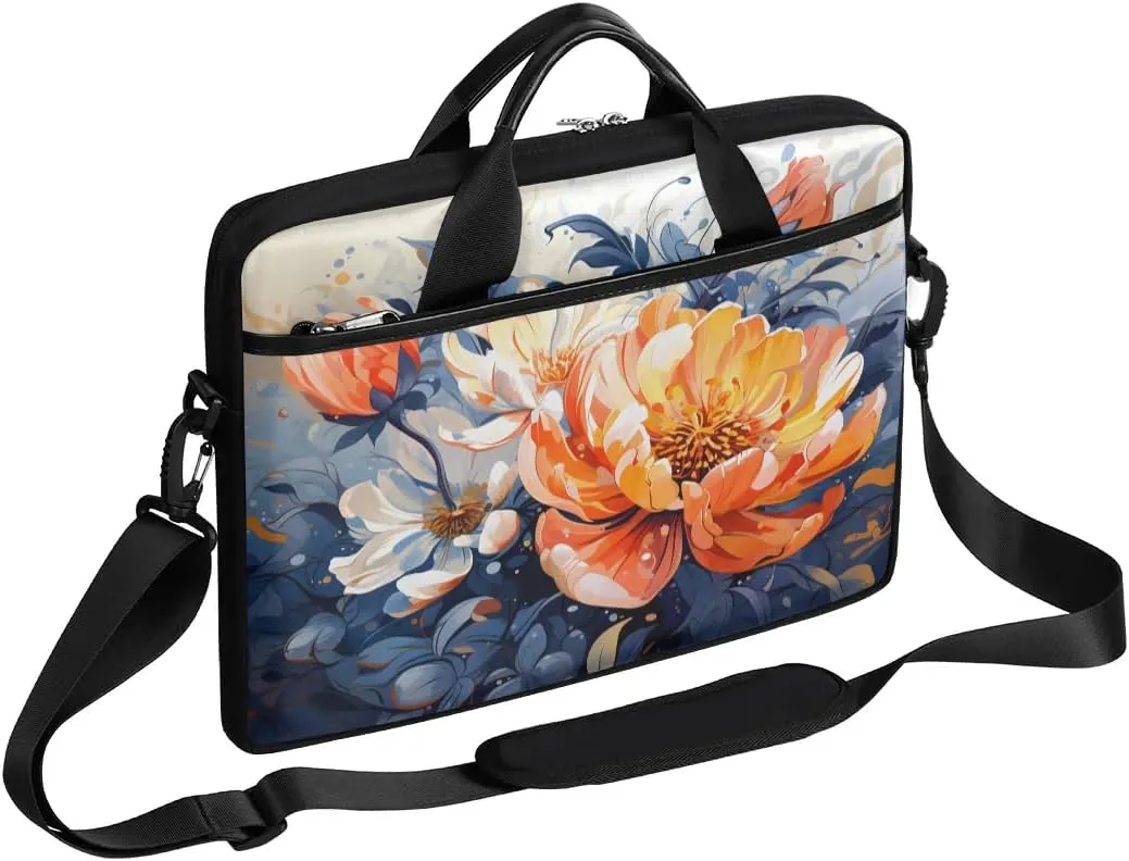 Laptop Shoulder Bag for 13-15 Inch Waterproof Laptop Sleeve Case Bag Slim Computer Carry Case Computer Cases for Laptops