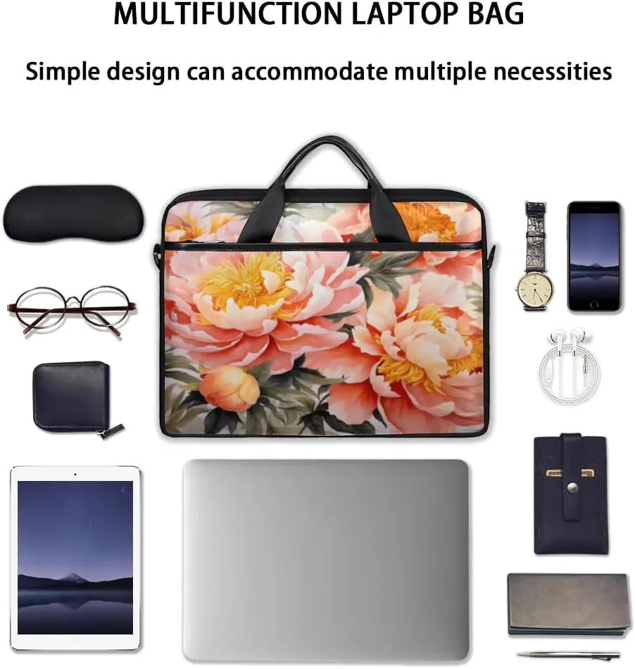 Laptop Shoulder Bag for 13-15 Inch Waterproof Laptop Sleeve Case Bag Slim Computer Carry Case Computer Cases for Laptops