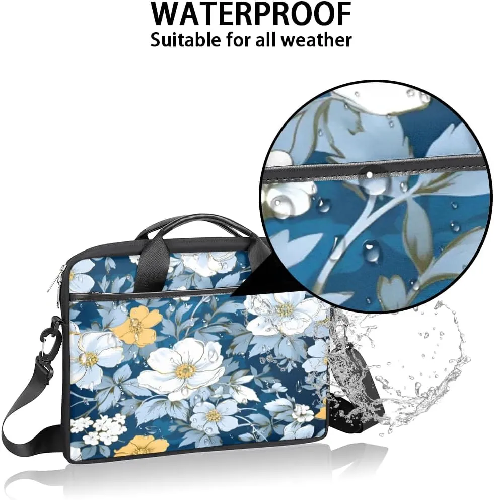 Laptop Shoulder Bag for 13-15 Inch Waterproof Laptop Sleeve Case Bag Slim Computer Carry Case Computer Cases for Laptops