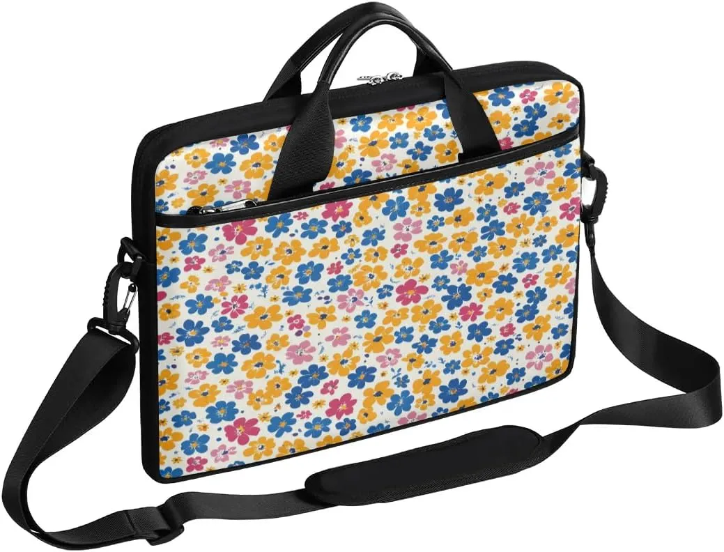 Laptop Shoulder Bag for 13-15 Inch Waterproof Laptop Sleeve Case Bag Slim Computer Carry Case Computer Cases for Laptops