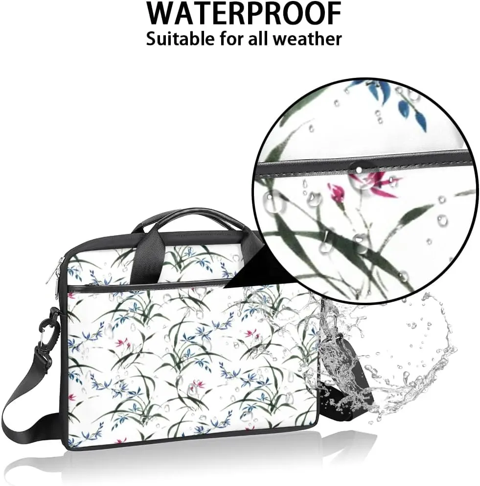 Laptop Shoulder Bag for 13-15 Inch Waterproof Laptop Sleeve Case Bag Slim Computer Carry Case Computer Cases for Laptops