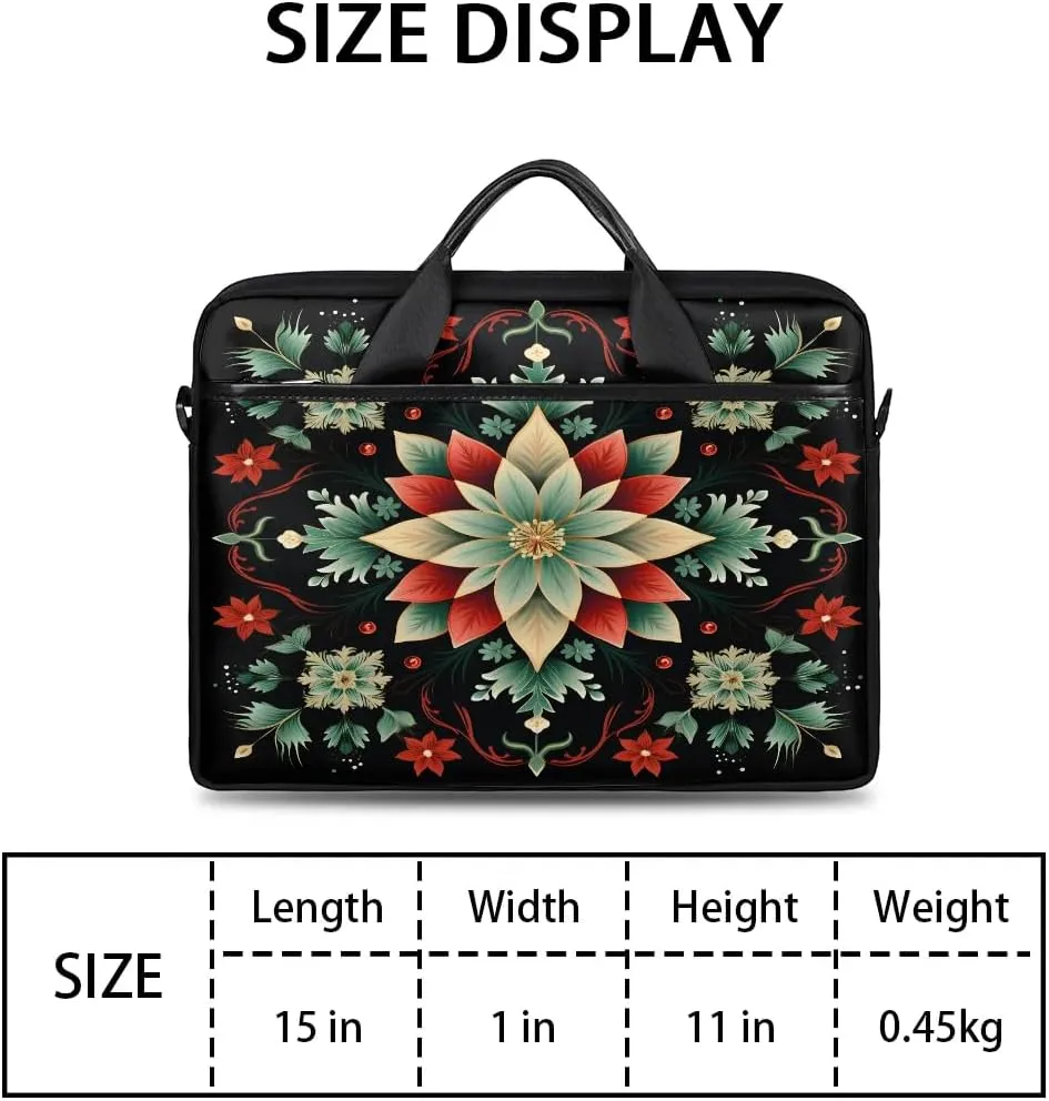 Laptop Shoulder Bag for 13-15 Inch Waterproof Laptop Sleeve Case Bag Slim Computer Carry Case Computer Cases for Laptops