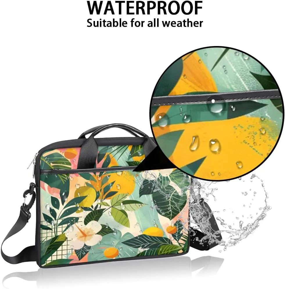 Laptop Shoulder Bag for 13-15 Inch Waterproof Laptop Sleeve Case Bag Slim Computer Carry Case Computer Cases for Laptops