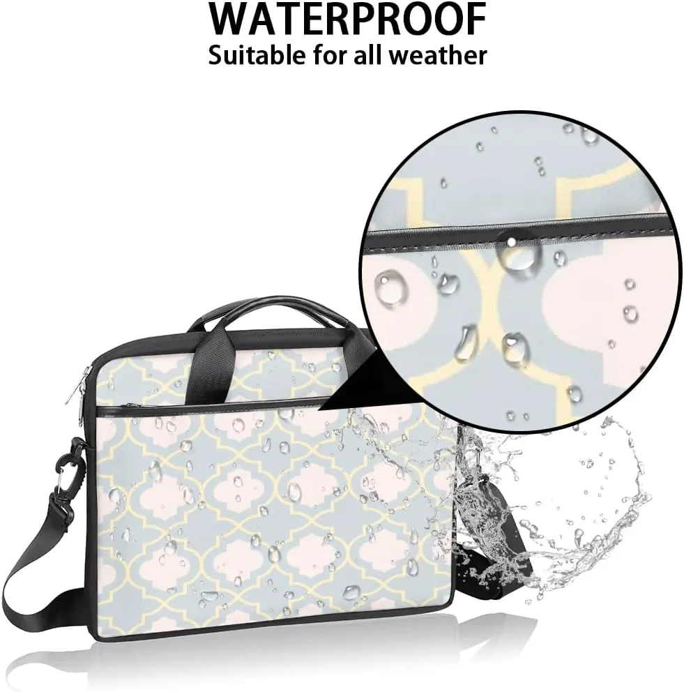 Laptop Shoulder Bag for 13-15 Inch Waterproof Laptop Sleeve Case Bag Slim Computer Carry Case Computer Cases for Laptops