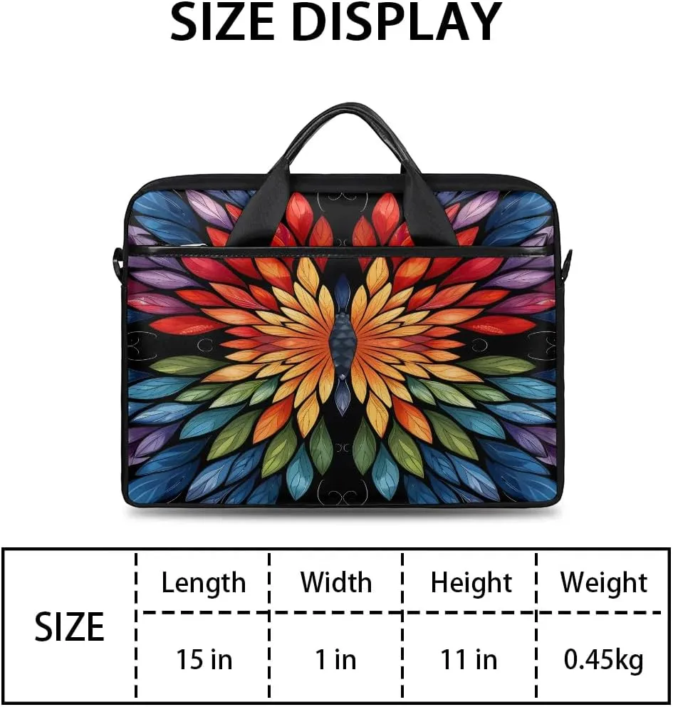 Laptop Shoulder Bag for 13-15 Inch Waterproof Laptop Sleeve Case Bag Slim Computer Carry Case Computer Cases for Laptops