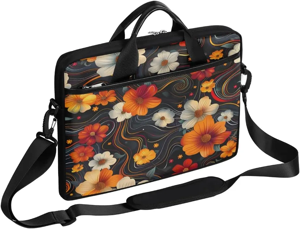 Laptop Shoulder Bag for 13-15 Inch Waterproof Laptop Sleeve Case Bag Slim Computer Carry Case Computer Cases for Laptops
