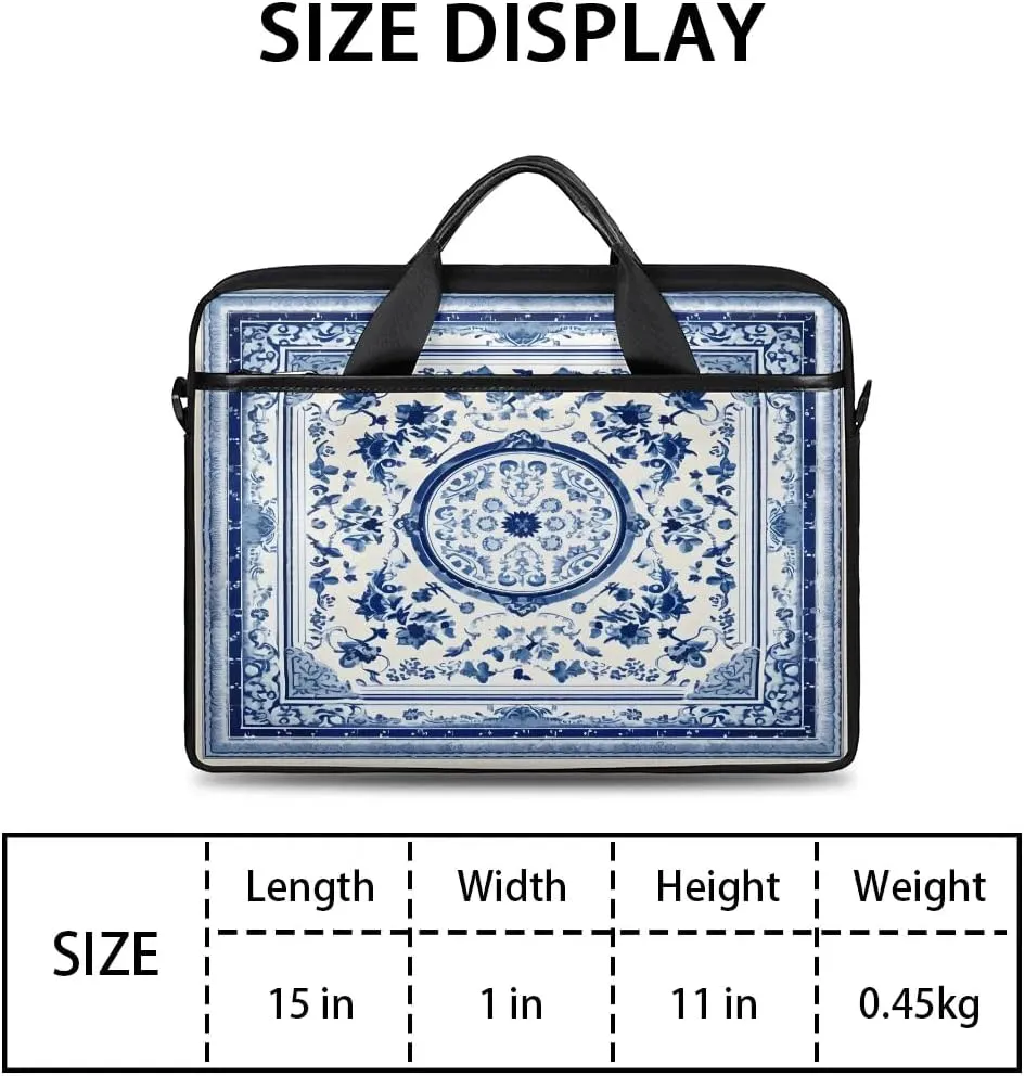 Laptop Shoulder Bag for 13-15 Inch Waterproof Laptop Sleeve Case Bag Slim Computer Carry Case Computer Cases for Laptops