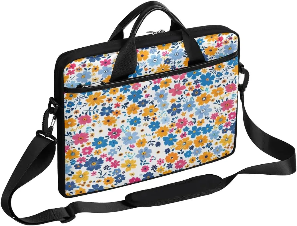 Laptop Shoulder Bag for 13-15 Inch Waterproof Laptop Sleeve Case Bag Slim Computer Carry Case Computer Cases for Laptops