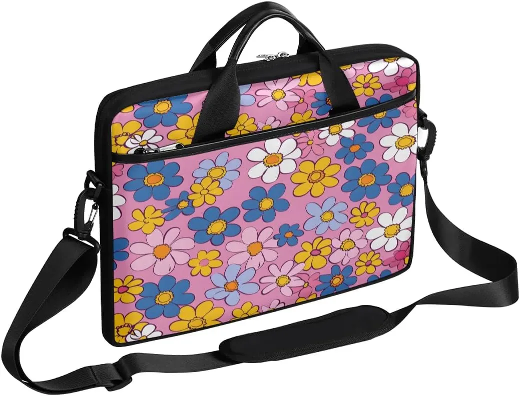 Laptop Shoulder Bag for 13-15 Inch Waterproof Laptop Sleeve Case Bag Slim Computer Carry Case Computer Cases for Laptops