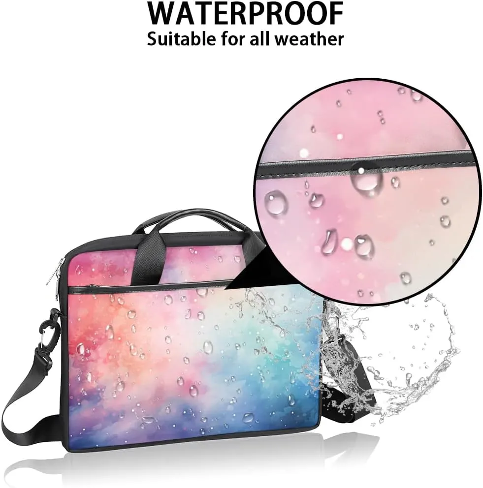 Laptop Shoulder Bag for 13-15 Inch Waterproof Laptop Sleeve Case Bag Slim Computer Carry Case Computer Cases for Laptops