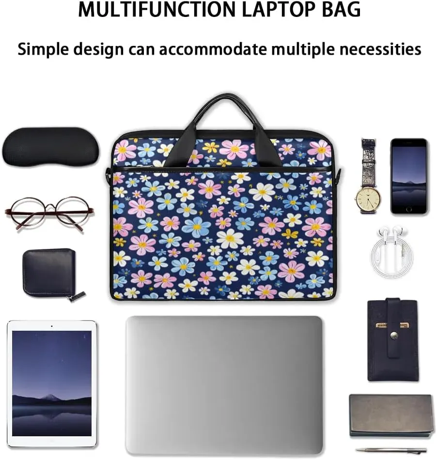 Laptop Shoulder Bag for 13-15 Inch Waterproof Laptop Sleeve Case Bag Slim Computer Carry Case Computer Cases for Laptops