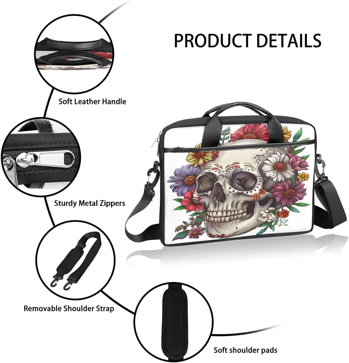 Laptop Shoulder Bag for 13-15 Inch Waterproof Laptop Sleeve Case Bag Slim Computer Carry Case Computer Cases for Laptops