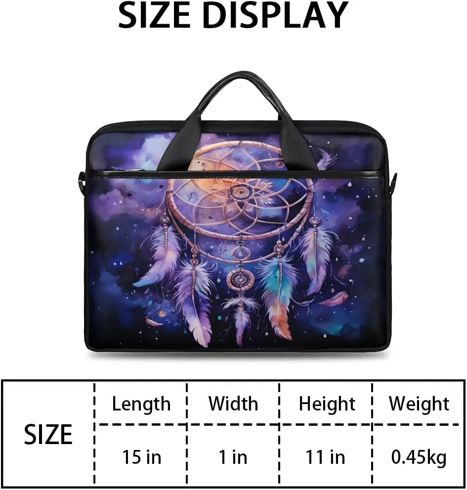 Laptop Shoulder Bag for 13-15 Inch Waterproof Laptop Sleeve Case Bag Slim Computer Carry Case Computer Cases for Laptops