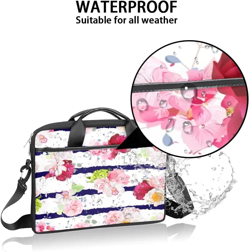 Laptop Shoulder Bag for 13-15 Inch Waterproof Laptop Sleeve Case Bag Slim Computer Carry Case Computer Cases for Laptops