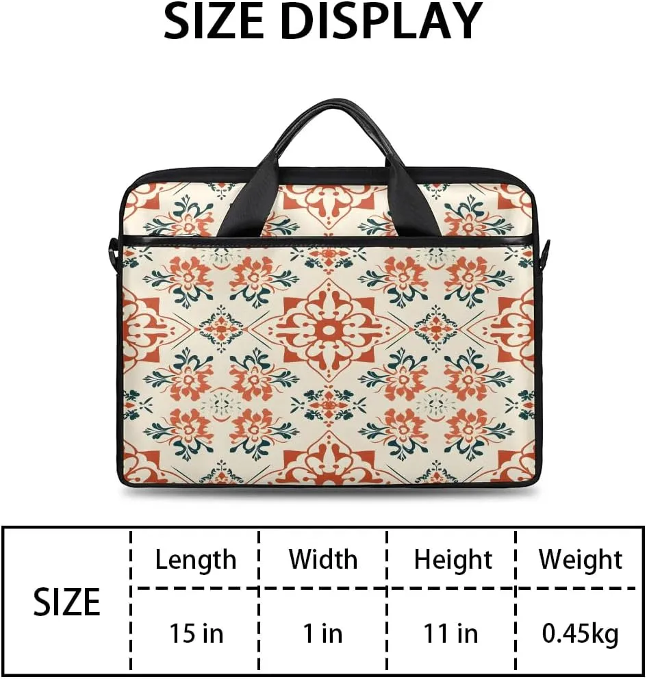 Laptop Shoulder Bag for 13-15 Inch Waterproof Laptop Sleeve Case Bag Slim Computer Carry Case Computer Cases for Laptops