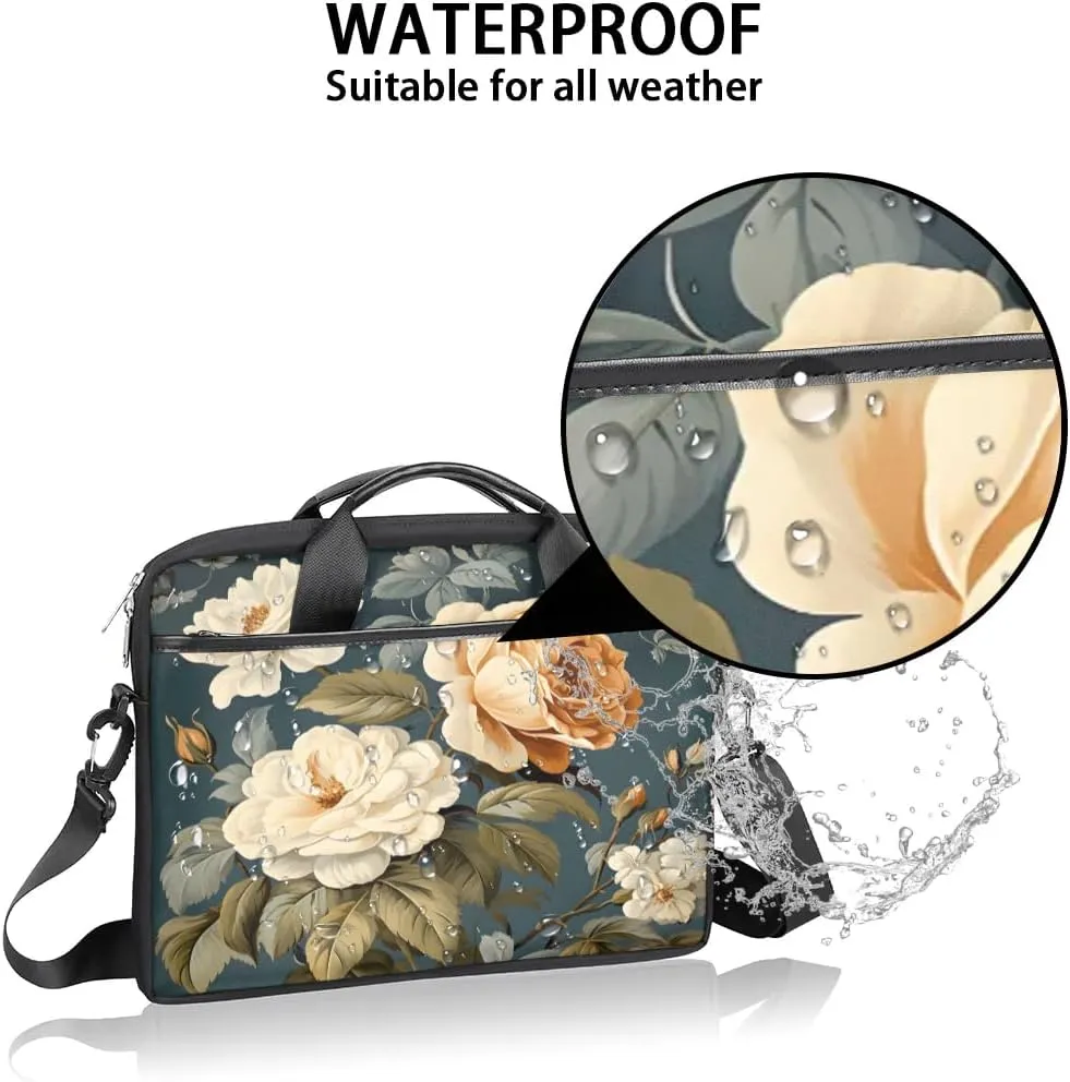 Laptop Shoulder Bag for 13-15 Inch Waterproof Laptop Sleeve Case Bag Slim Computer Carry Case Computer Cases for Laptops