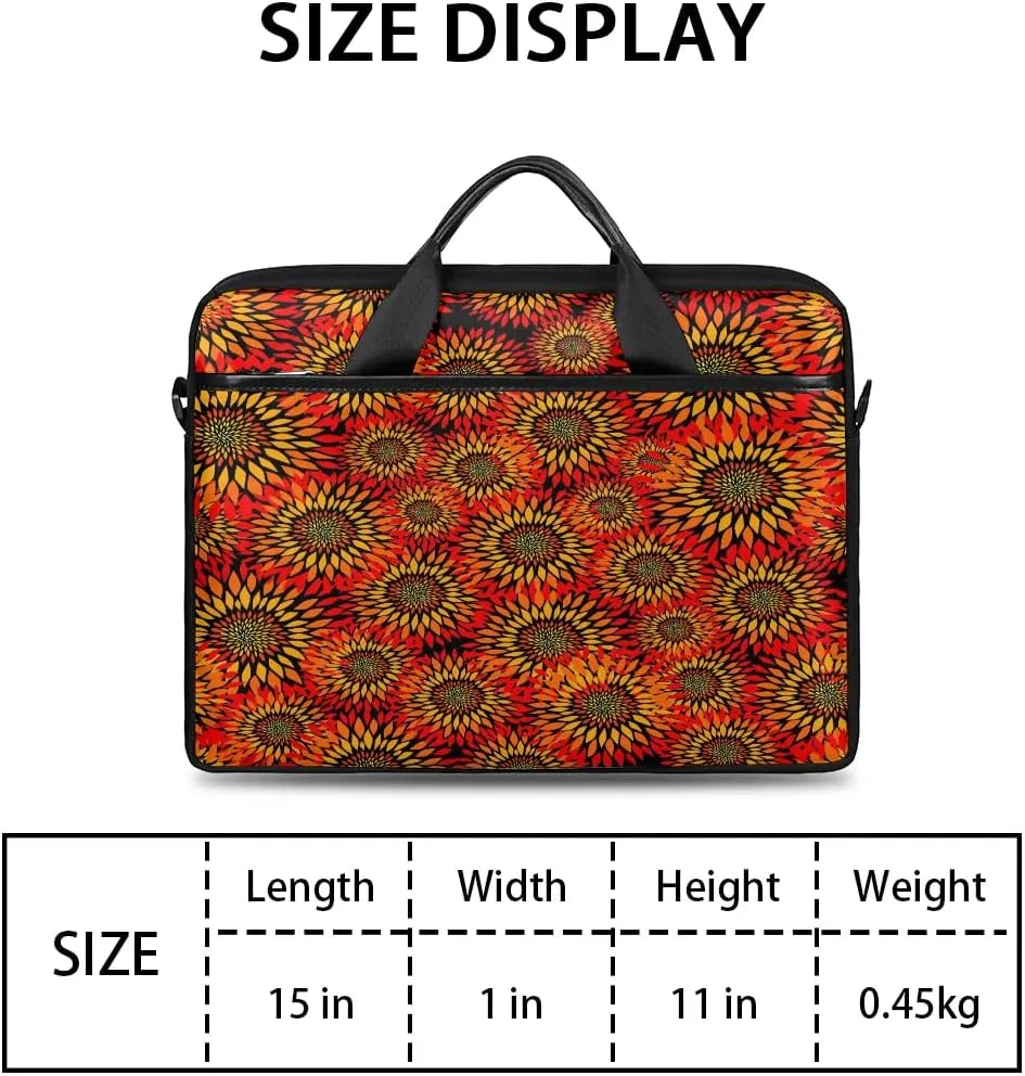 Laptop Shoulder Bag for 13-15 Inch Waterproof Laptop Sleeve Case Bag Slim Computer Carry Case Computer Cases for Laptops