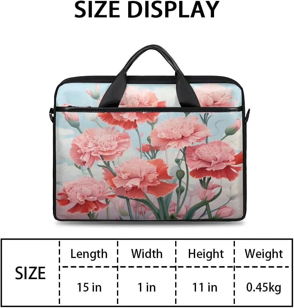 Laptop Shoulder Bag for 13-15 Inch Waterproof Laptop Sleeve Case Bag Slim Computer Carry Case Computer Cases for Laptops